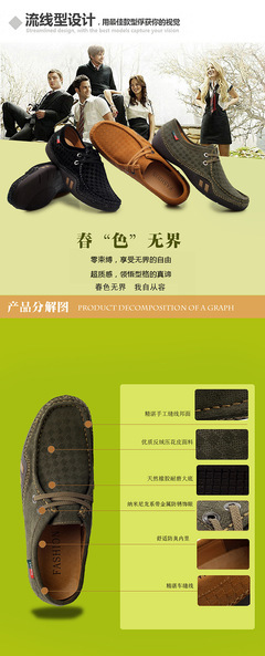 时尚英伦休闲男鞋批发 压花真皮软平底驾车鞋代理全攻略